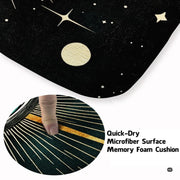 Close-up detail highlighting soft microfiber surface and cushioned foam backing - thumbnail image 3 of 8