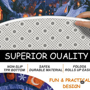 Custom Halloween 3D Effect Optical Illusion Spooky Round Rug (D5)