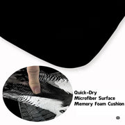 Swooping horned owl area rug styled in modern patio seating setup - thumbnail image 5 of 8