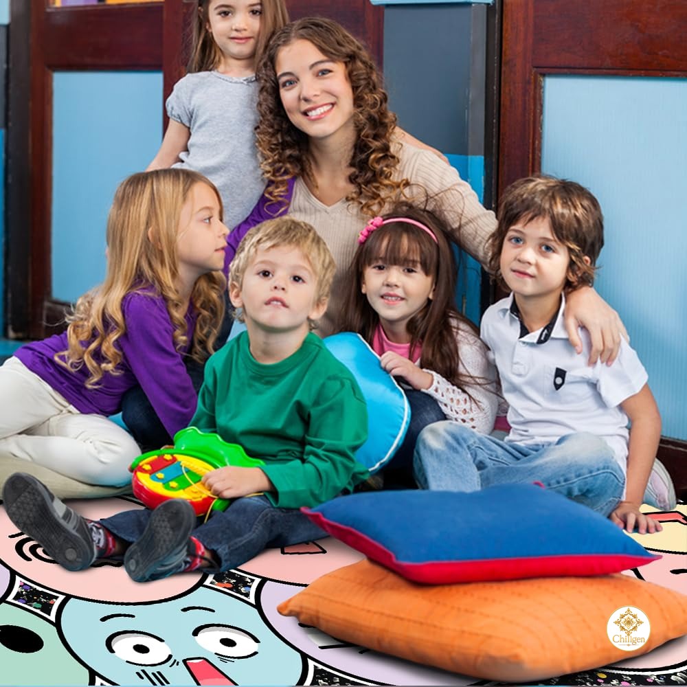 Custom Composition Notebook Rug for Classroom and Kids