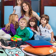 Custom Composition Notebook Rug for Classroom and Kids