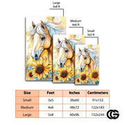 Custom Running Horse Doormat with Non Slip Backing