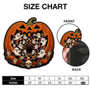 Personalized Halloween 3D Optical Illusion Shaped Rug (A04)