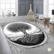 Custom Tree of Life Welcome Mat for Living Room and Bedroom - Tree-ds14
