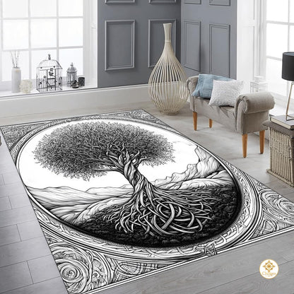 Custom Tree of Life Welcome Mat for Living Room and Bedroom - Tree-ds14