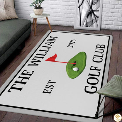 Custom Golf Area Rug