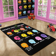 Custom Family Name Welcome Doormat with Monogram and House Address