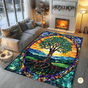 Custom Tree of Life Welcome Mat for Entryway and Living Room - Tree-ds15
