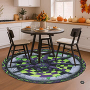 Custom Halloween 3D Effect Optical Illusion Spooky Round Rug (D6)