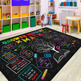 Custom Math Area Rug