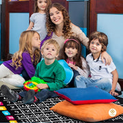 Custom Mathematics Education Rug for Classroom and Playroom