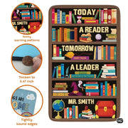 Custom Bookshelf Rug for Classroom and Reading Nook