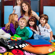 Custom Mathematics Education Rug for Classroom and Playroom