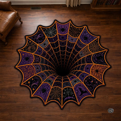 Personalized Halloween 3D Optical Illusion Shaped Rug (A05)