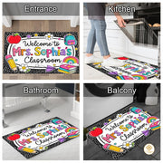 Personalized Welcome Doormat for Class and Teacher