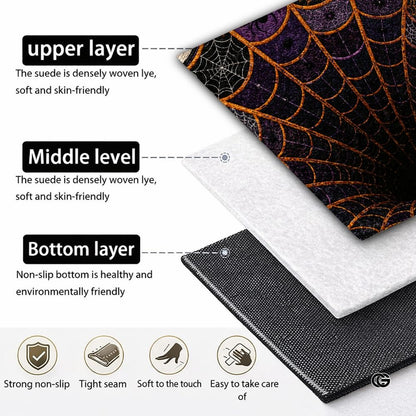 Personalized Halloween 3D Optical Illusion Shaped Rug (A05)