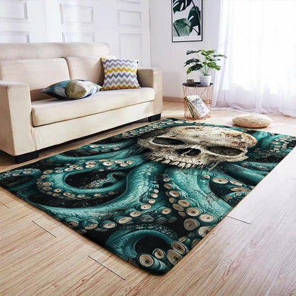 Custom Octopus Welcome Mat for Front Door and Entryway
