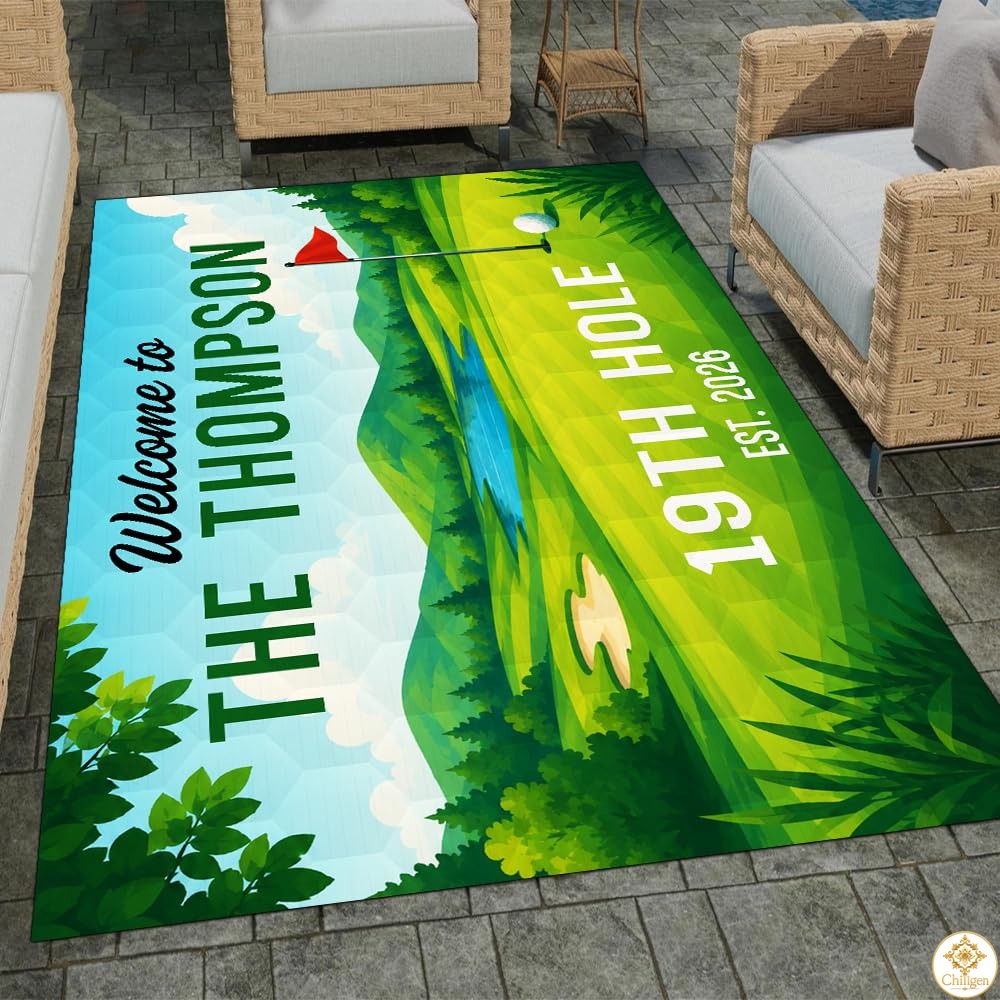 Custom Golf Area Rug