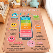 Custom Calming Corner Welcome Mat for Classroom and School