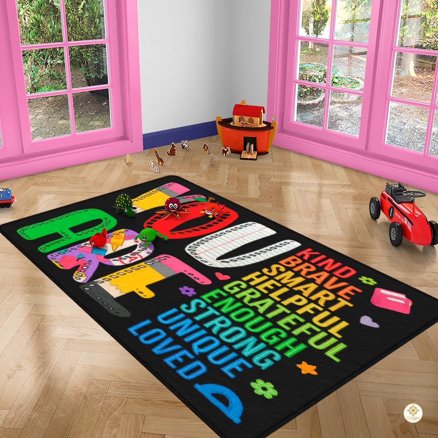 Personalized Welcome Doormat with Family Name and Address