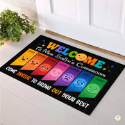 Personalized Classroom Doormat with Custom Teacher Name