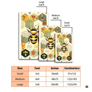 Detailed view of the premium edge stitching and earthy botanical tile print on microfiber - thumbnail image 8 of 8