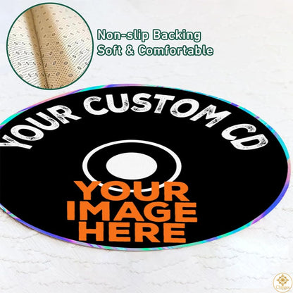 Custom Music Round Rug