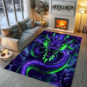 High-contrast visual design showing electric violet mist and fierce serpent claws across a rug. - thumbnail image 5 of 8