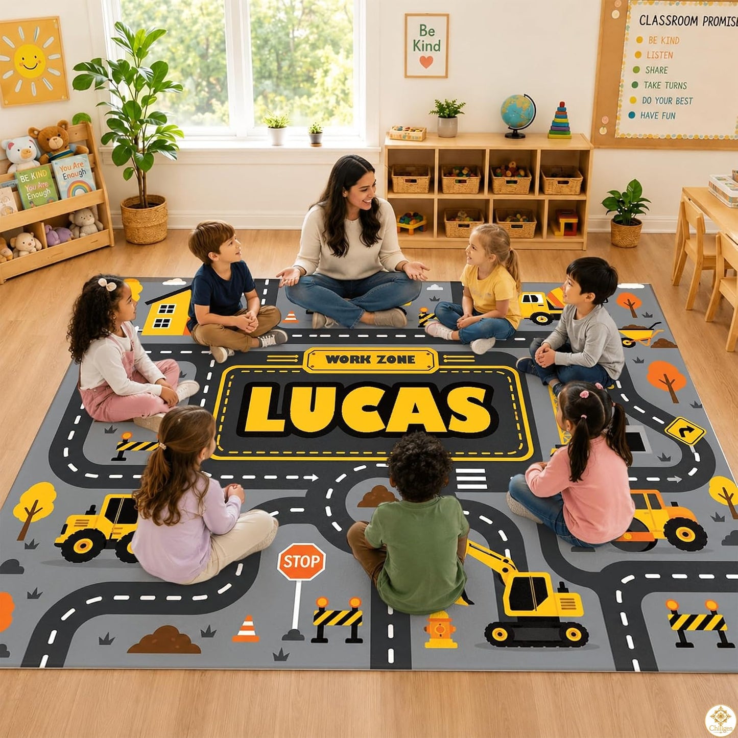 Personalized Welcome Mat with Family Name and Address