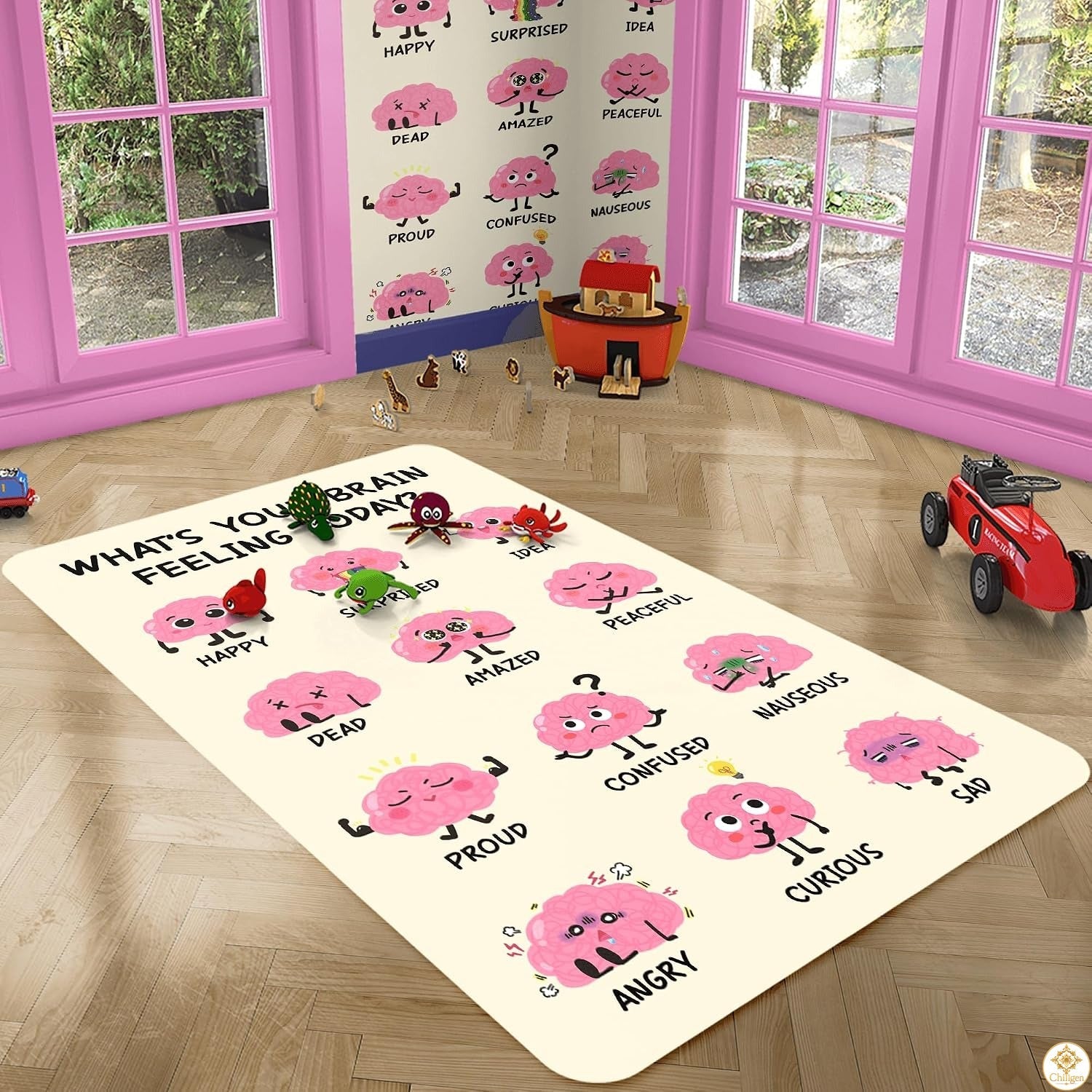 Mental Health Classroom Area Rug