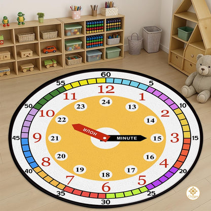 Custom Feelings Wheel Welcome Mat for Classroom and Office