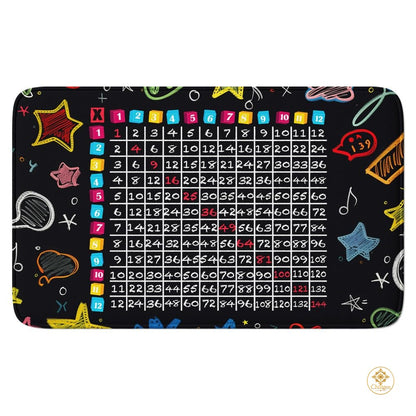 Custom Mathematics Education Rug for Classroom and Playroom