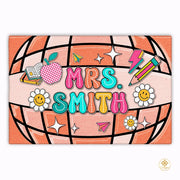 Personalized Teacher Doormat for Classroom and School Decor