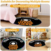 Custom Music Round Rug