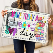 Custom Classroom Welcome Mat for Teachers and School Entryway
