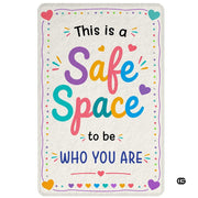 Personalized Calming Corner Rug for Classroom, Custom Teacher Name Reading Corner Rug, Emotions Feelings Carpet, Soft Fluffy Calm Corner Decor for School Reading Nook (Space to be Yourself)