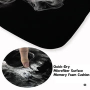 Infographic displaying dotted anti-slip backing and surface resistance details for the area rug - thumbnail image 5 of 8