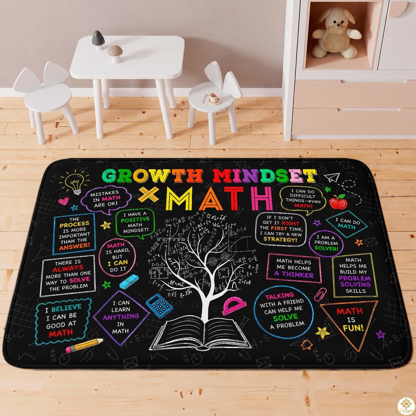 Custom Math Area Rug