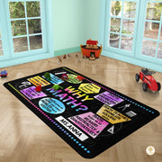 Custom Math Education Welcome Mat for Classroom and School - Math D3 / 3' x 5' (Rectangular)