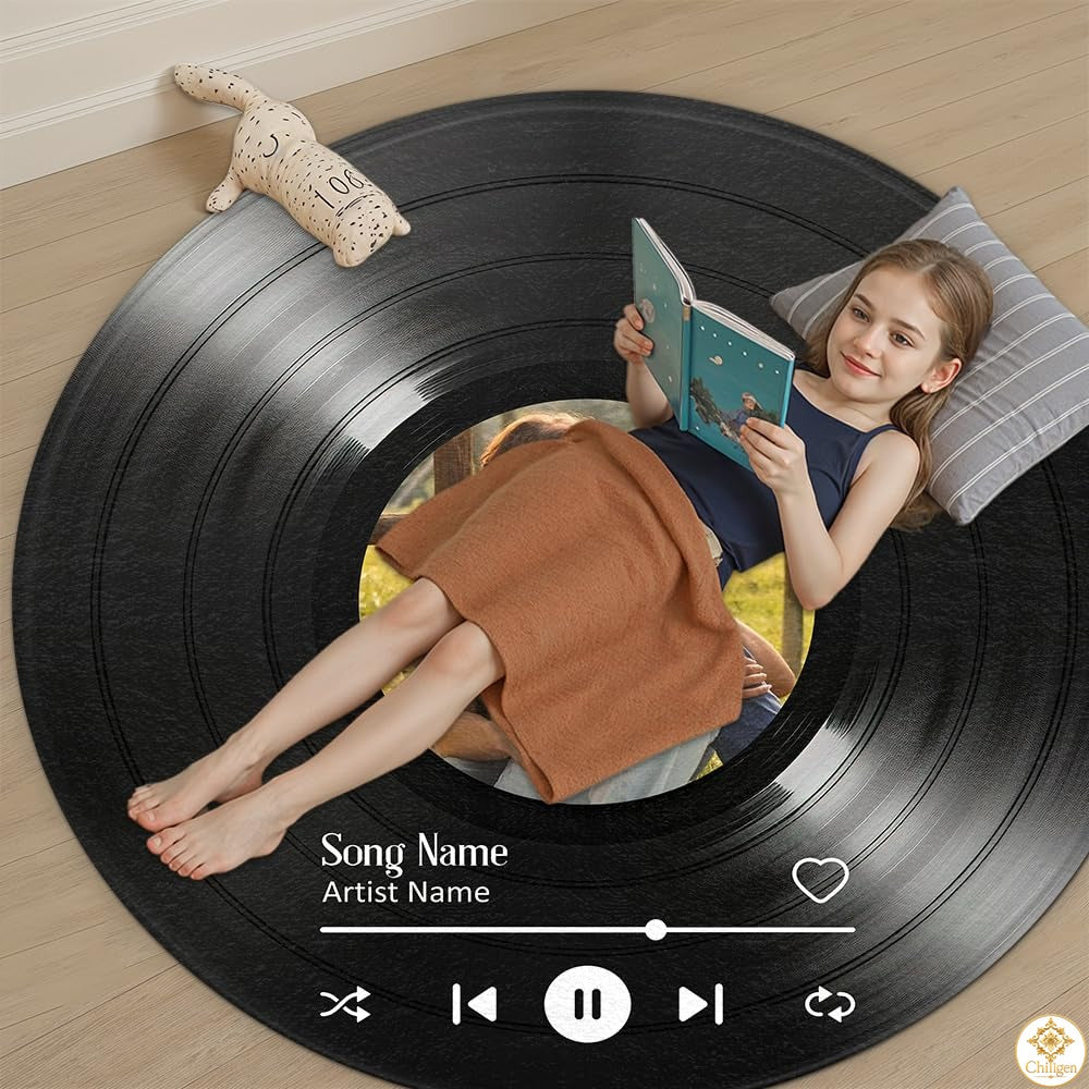 Custom Music Round Rug