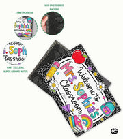 Personalized Welcome Doormat with Family Name and Address
