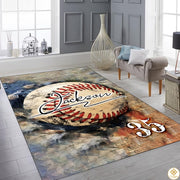 Baseball Area Rug