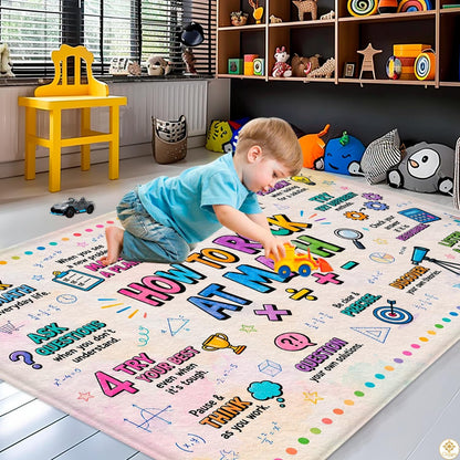 Custom Math Area Rug