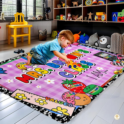 Personalized Welcome Doormat with Family Name and Address