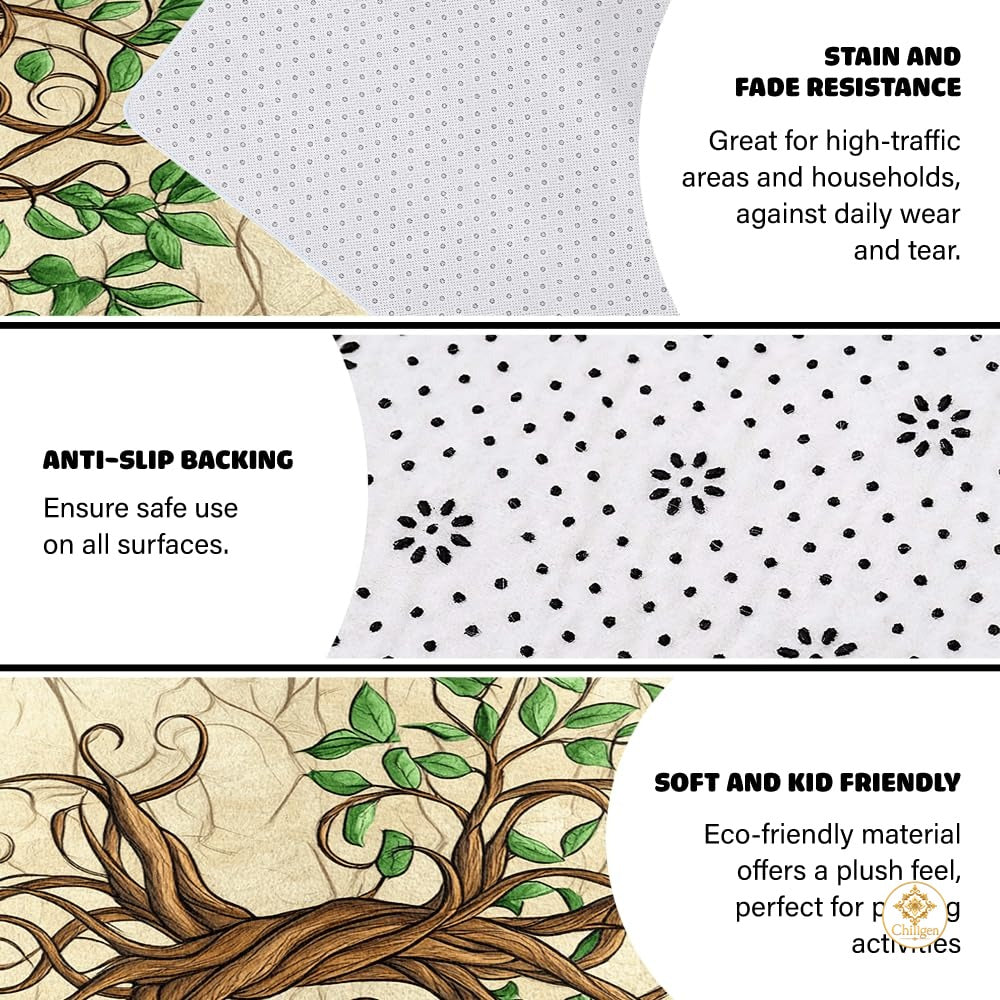 Custom Celtic Tree of Life Rug for Living Room and Bedroom - Tree-ds08