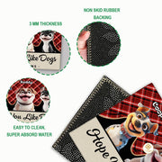 Personalized Dog Welcome Mat with Custom Pet Name