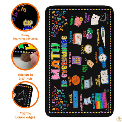 Custom Math Area Rug