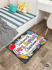 Personalized Welcome Doormat with Family Name and Address
