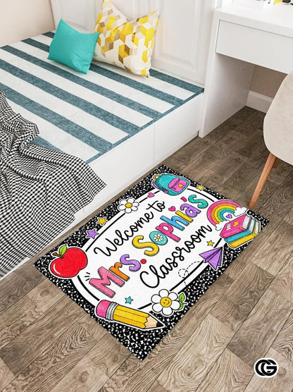 Personalized Welcome Doormat with Family Name and Address