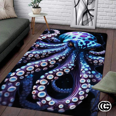 Custom Octopus Welcome Mat for Front Door and Entryway
